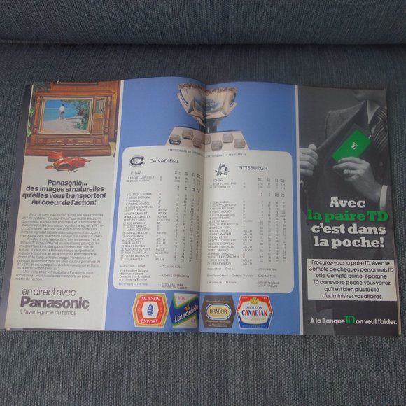 Official magazine of the Montreal Canadiens 1980 w/ Canadiens Pittsburgh Program - Picture 6 of 16